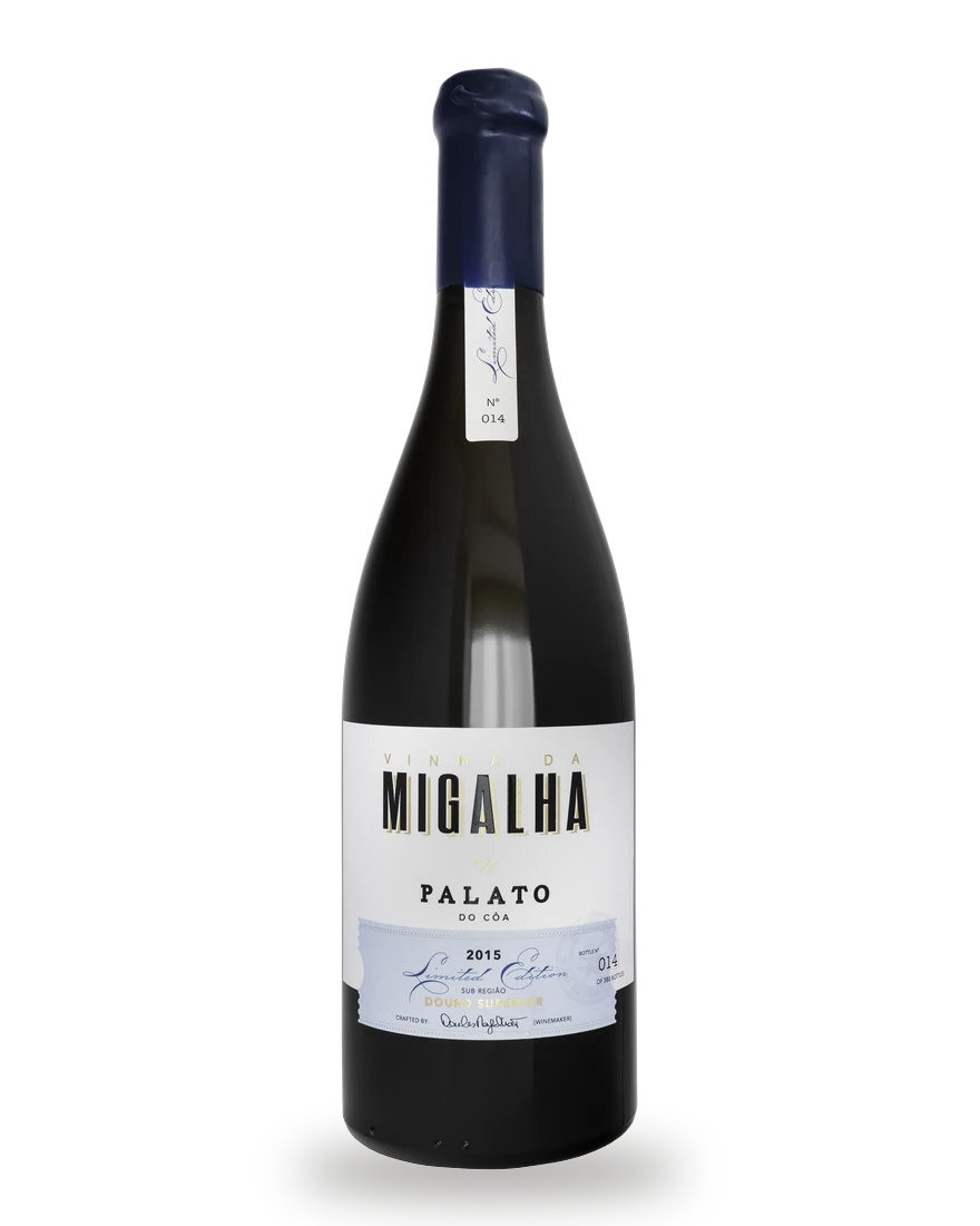 Vinha da Migalha Branco, garrafa da edição 2015